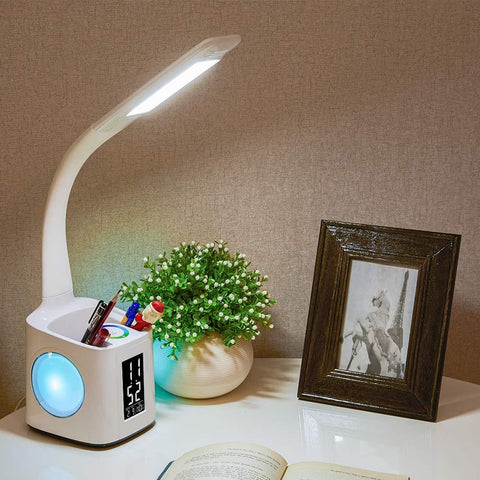 Study Lamp USB Charging & Screen, Calendar&Colors