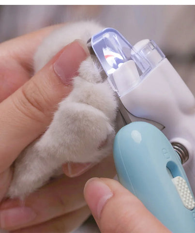 Pet Nail Clippers with LED Electric Nail Grinder LED Light Pet Nail Clippers