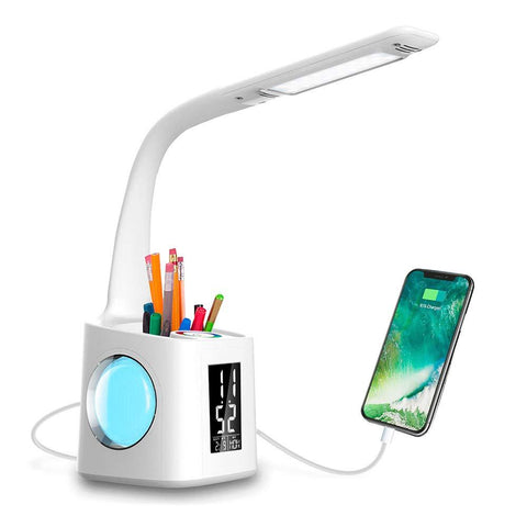 Study Lamp USB Charging & Screen, Calendar&Colors