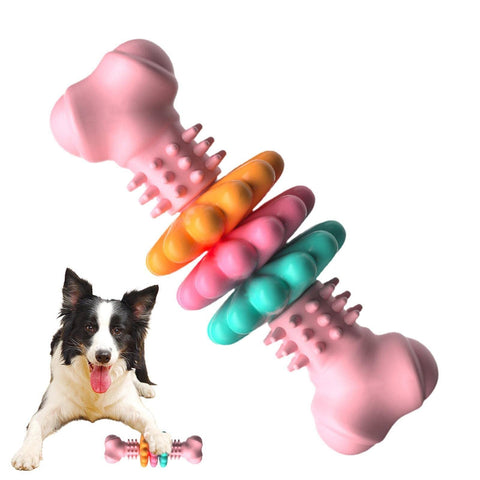 Dog Chew Toy Bone & Teeth Cleaning