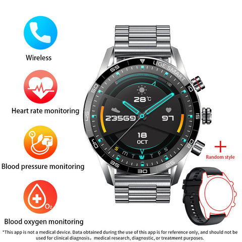 Smart Blood Pressure Heart Rate Bluetooth Multifunctional watch