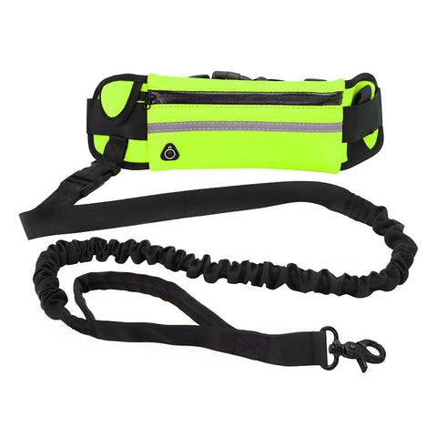 Hands Free Dog Leash Pet Walking And Training Belt With Shock Absorbing