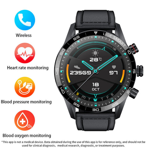 Smart Blood Pressure Heart Rate Bluetooth Multifunctional watch