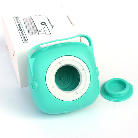 Silicone Dog Bath Massage Gloves Brush Pet Cat Bathroom Cleaning Tool