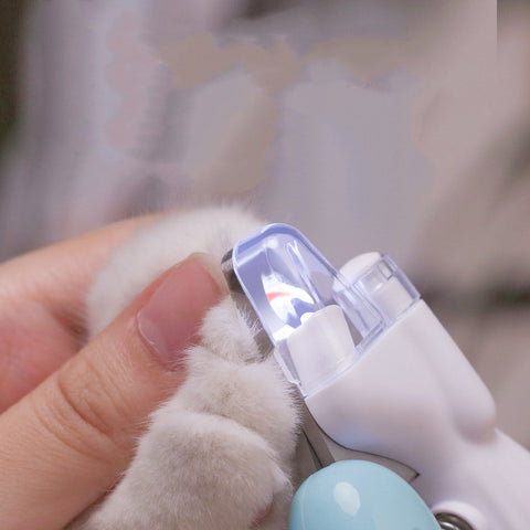 Pet Nail Clippers with LED Electric Nail Grinder LED Light Pet Nail Clippers