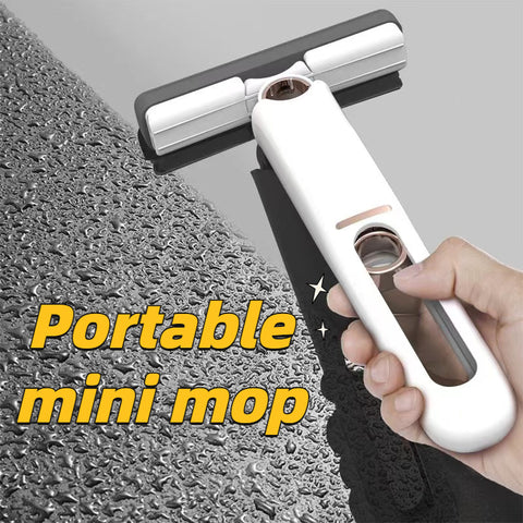 Portable Self-NSqueeze Mini Mop, Lazy Hand Wash