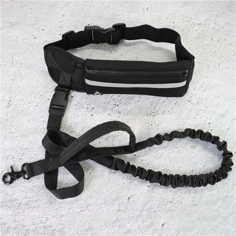 Hands Free Dog Leash Pet Walking And Training Belt With Shock Absorbing