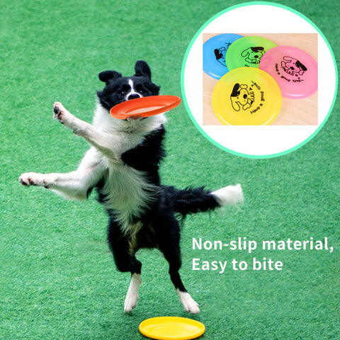 Silicone Flying Saucer Pets Toy