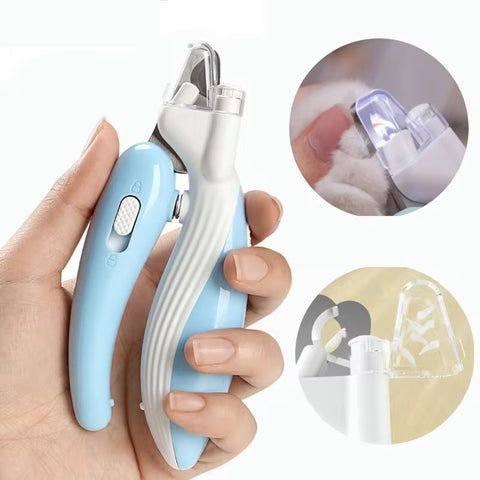 Pet Nail Clippers with LED Electric Nail Grinder LED Light Pet Nail Clippers