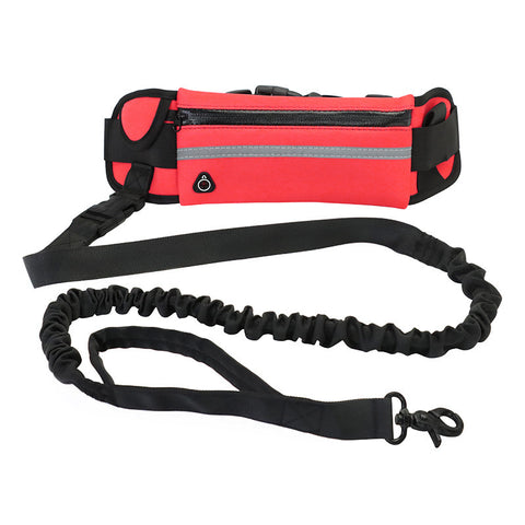 Hands Free Dog Leash Pet Walking And Training Belt With Shock Absorbing