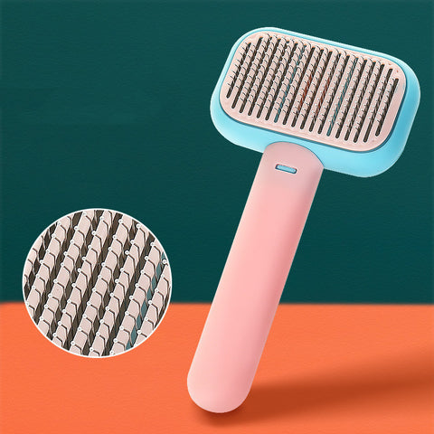 New Pet Cat Dog Hair Brush Hair Open-Knot Brush Grooming
