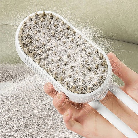 Cat Steam Brush Steamy Dog Brush 3 In 1